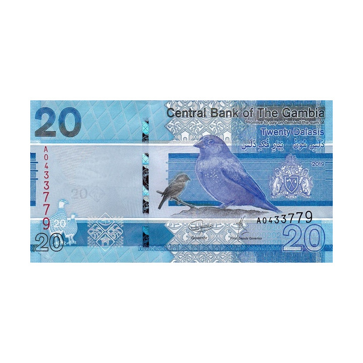 Gambia 20 Dalasis 2019 P-new