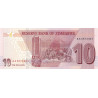 Zimbabwe 10 Dollars 2020 P-new