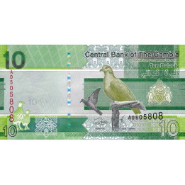 Gambia 10 Dalasis 2019 P-new