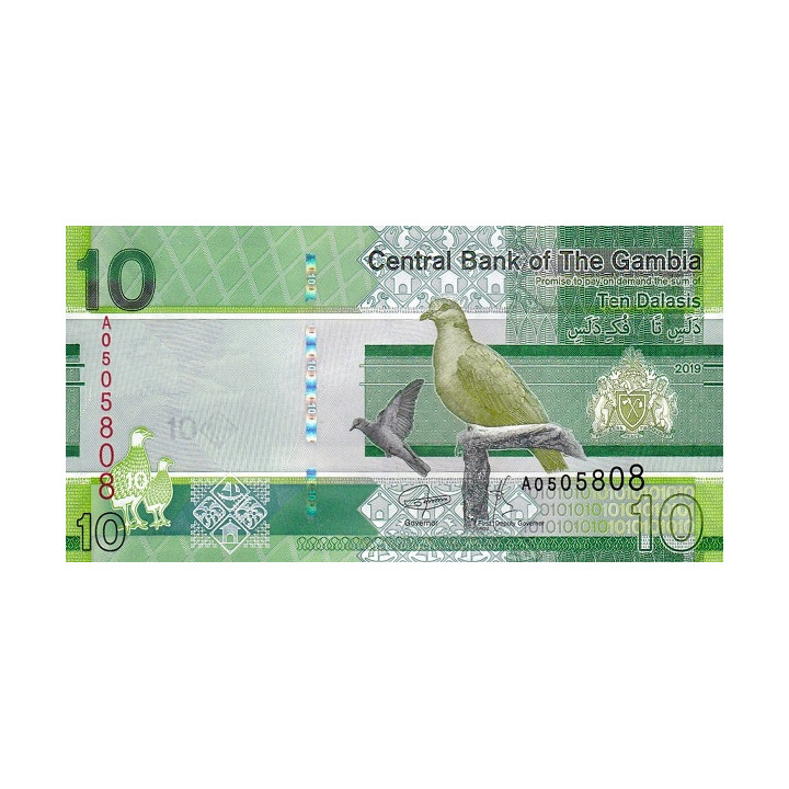 Gambia 10 Dalasis 2019 P-new