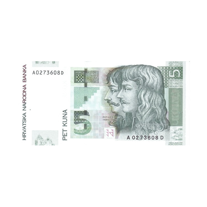 Croatia 5 Kuna 2001 P-37