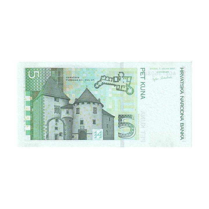 Kroatien 5 Kuna 2001 P-37