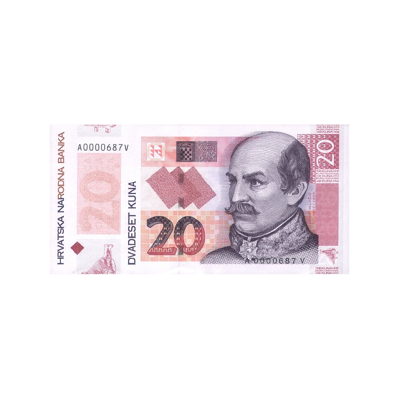 Kroatien 20 Kuna 2014 P-44