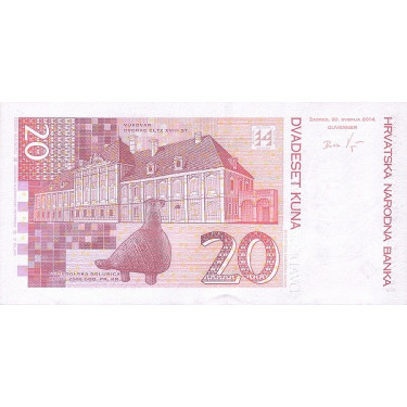 Kroatien 20 Kuna 2014 P-44