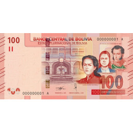 Bolivia 100 Bolivianos 2018 2019 P-new