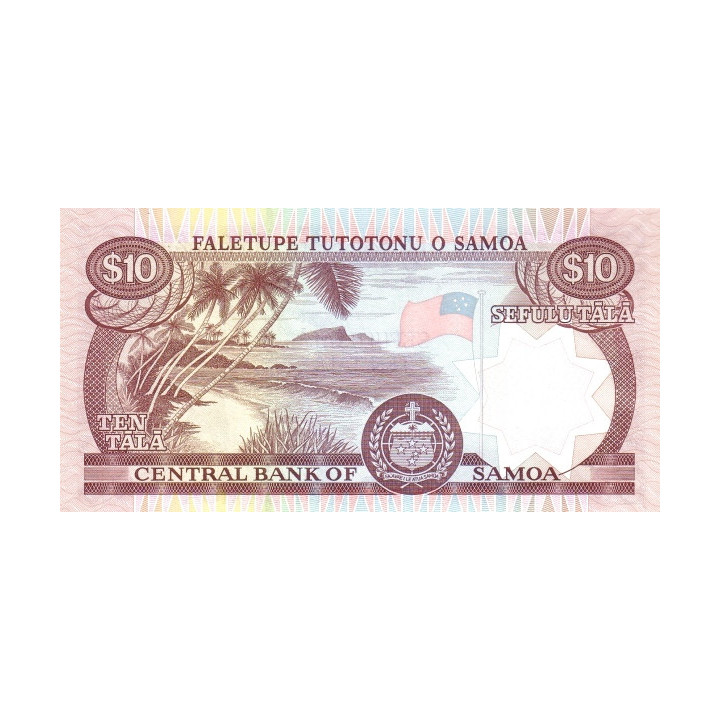 Samoa 10 Tala 2002-2005 P-34b