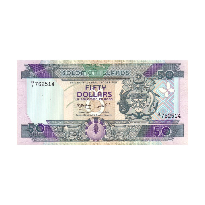 Solomon Islands 50 Dollars 1986 P-17