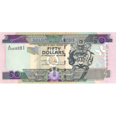 Salomonöarna 50 Dollars 2001 P-24