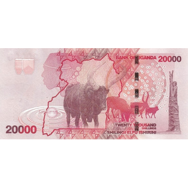 Uganda 20000 Shillings 2013 P-53b