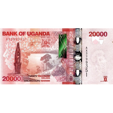 Uganda 20000 Shillings 2015 P-53c
