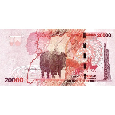 Uganda 20000 Shillings 2015 P-53c