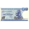 Zimbabwe 2 Dollars 1983 P-1b