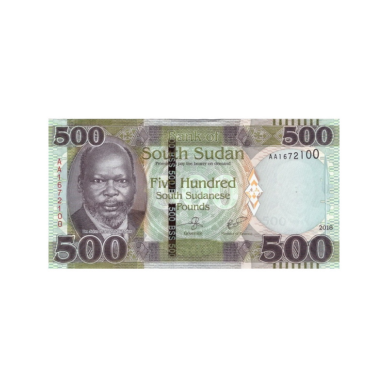 South Sudan 500 Pounds 2018 P-16