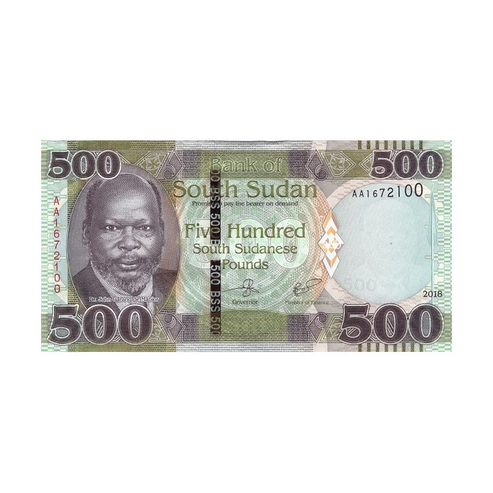 Sydsudan 500 Pounds 2018 P-16