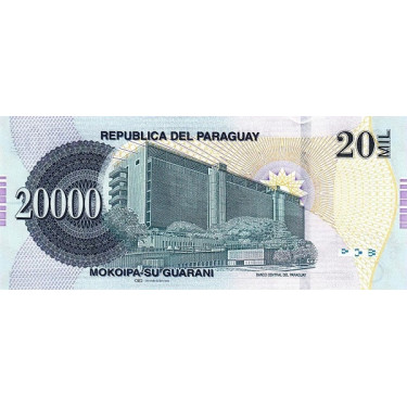 Paraguay 20 000 Guaranies 2011 P-230c