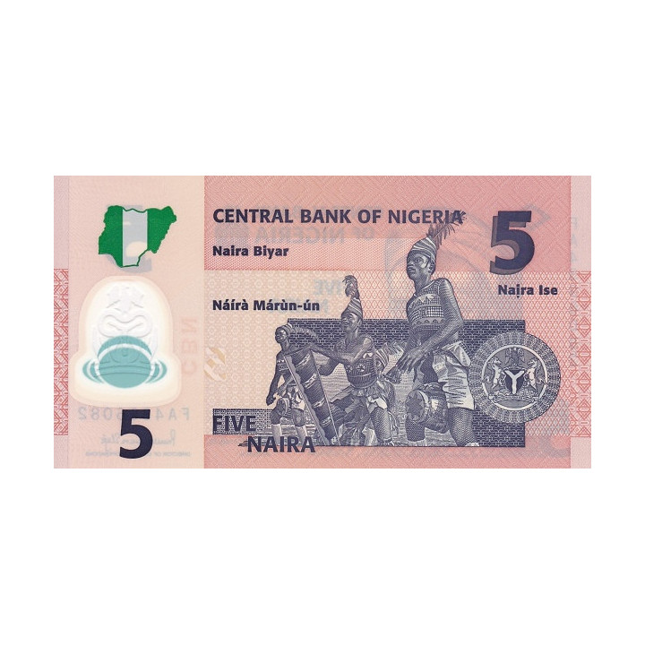 Nigeria 5 Naira 2019 P-38