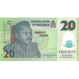 Nigeria 20 Naira 2019 P-34