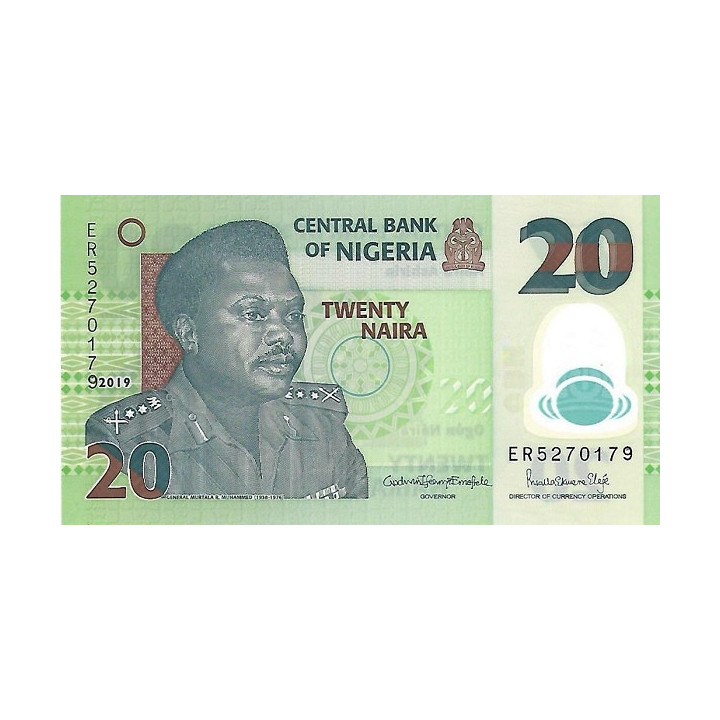 Nigeria 20 Naira 2019 P-34