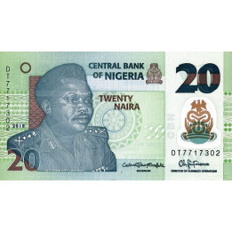 Nigeria 20 Naira 2018 P-34