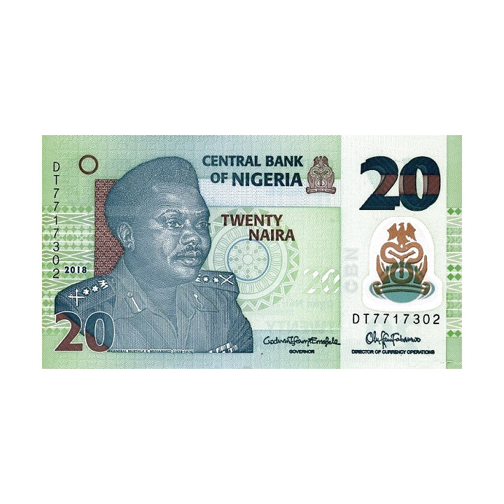 Nigeria 20 Naira 2018 P-34