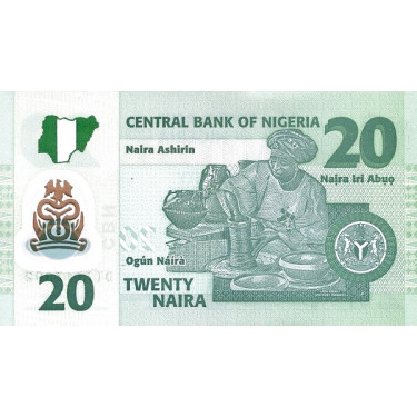 Nigeria 20 Naira 2018 P-34