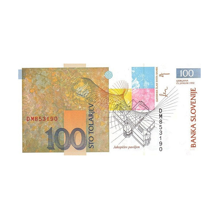 Slovenien 100 Tolarjev 1992 P-14