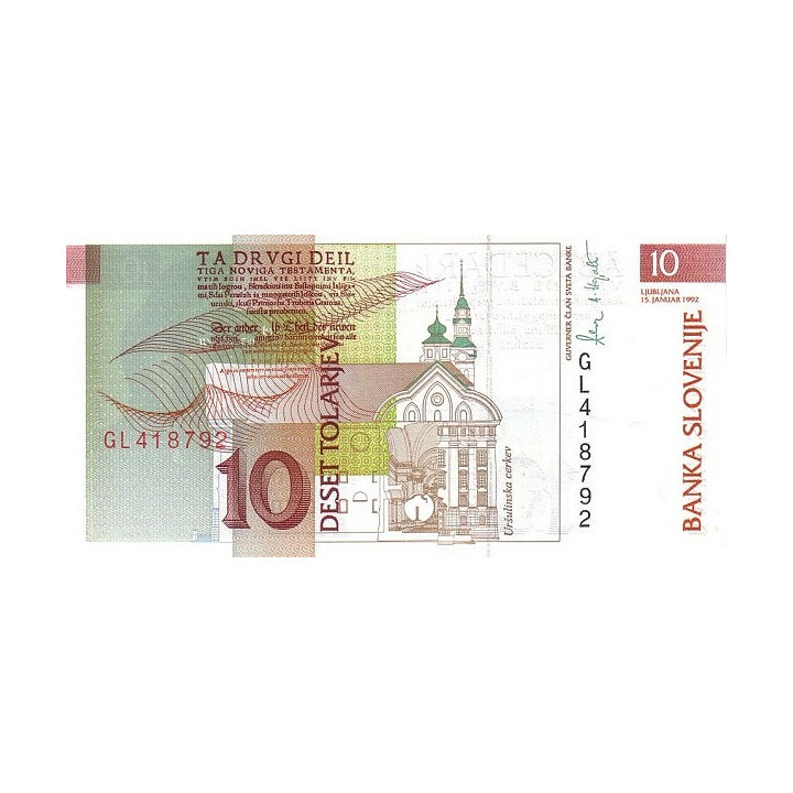 Slovenien 10 Tolarjev 1992 P-11