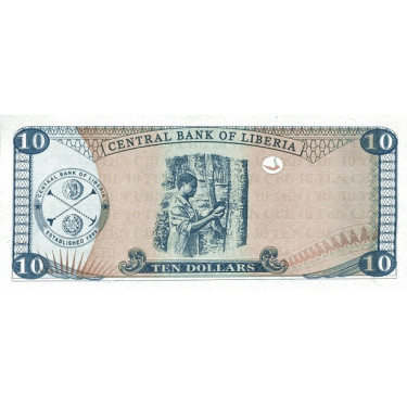 Liberia 10 Dollars 2011 P-27f
