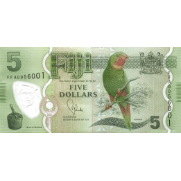 Fiji 5 Dollars 2012-2013 P-115