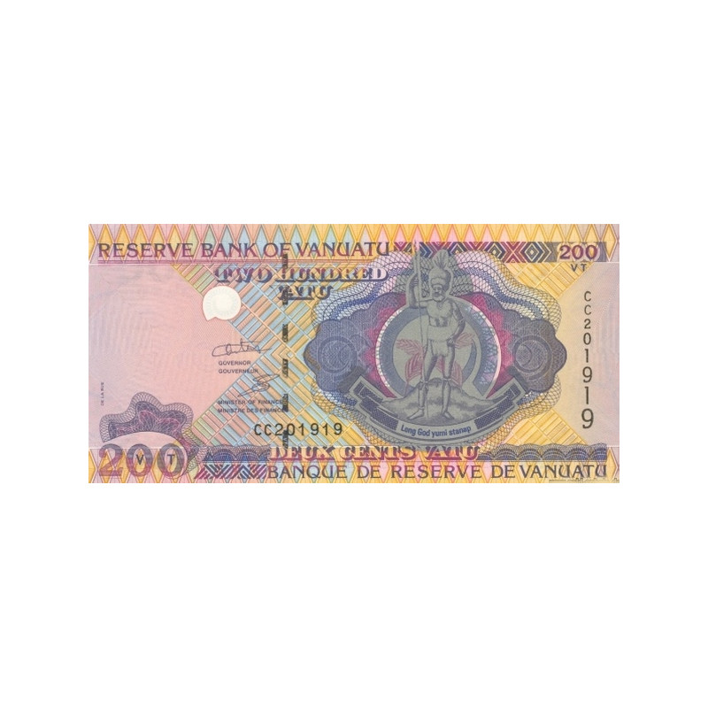 Vanuatu 200 Vatu ND 1995 P-8c
