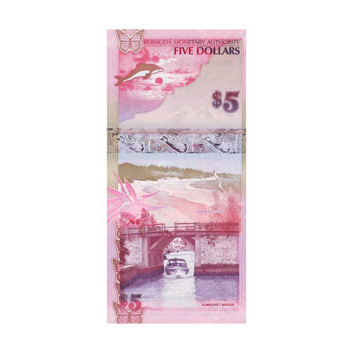 Bermuda 5 Dollars 2009 P-58