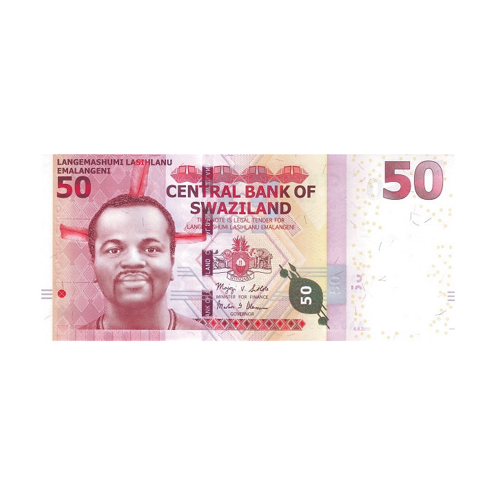 Swaziland 50 Emalangeni 2010 P-38