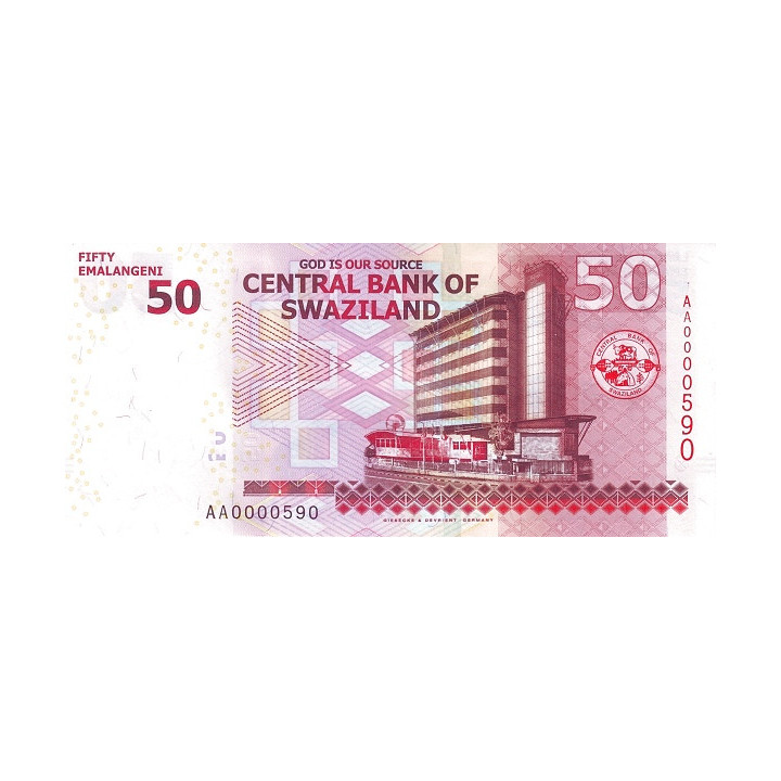 Swaziland 50 Emalangeni 2010 P-38