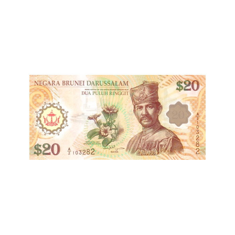 Brunei 20 Ringgit 2007 P-34a