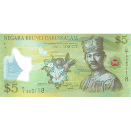 Brunei 5 Ringgit 2011 P-36