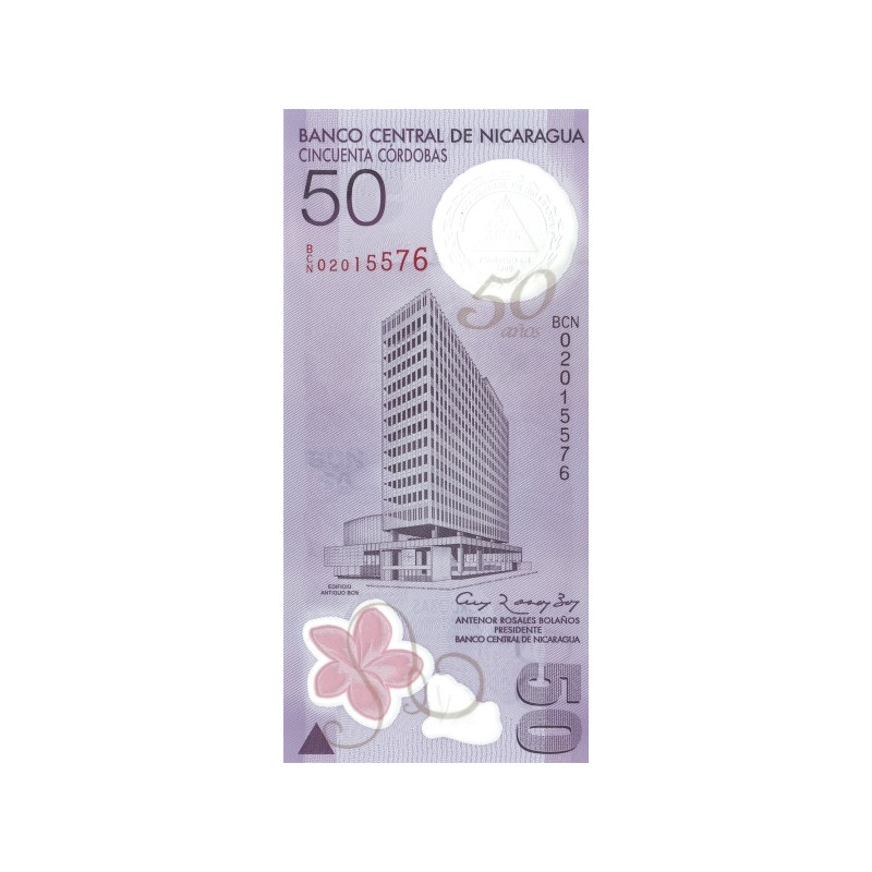 Nicaragua 50 Cordobas 2009 P-207