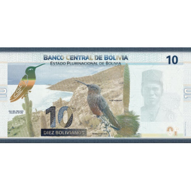 Bolivia 10 Bolivianos 2018 P-248