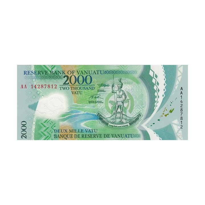 Vanuatu 2000 Vatu 2014 P-14
