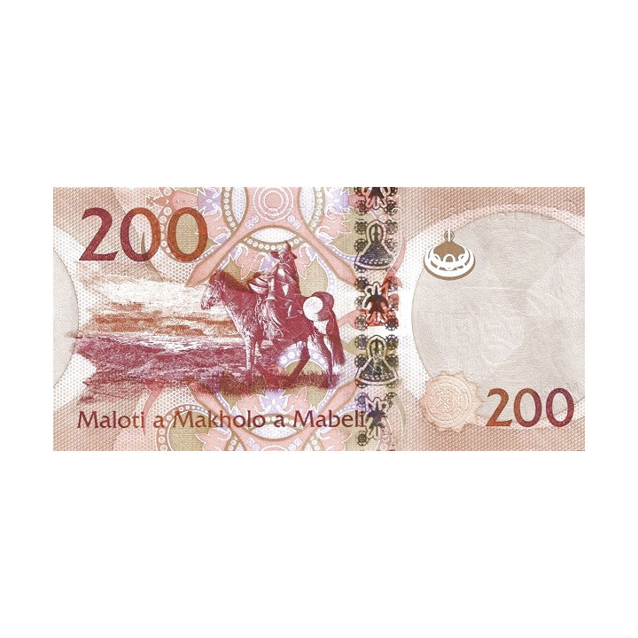 Lesotho 200 Maloti 2015 P-25