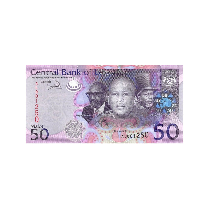 Lesotho 50 Maloti 2013 P-23b