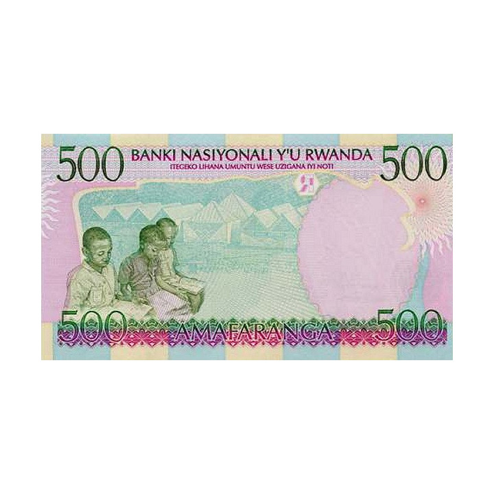 Rwanda 500 Francs 1998 P-26b