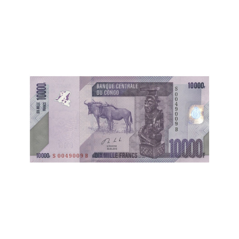 Congo 10 000 Francs 2013 P-103b
