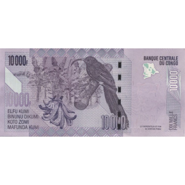 Congo 10 000 Francs 2013 P-103b