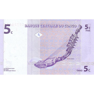 Congo 5 Centimes 1997 P-81