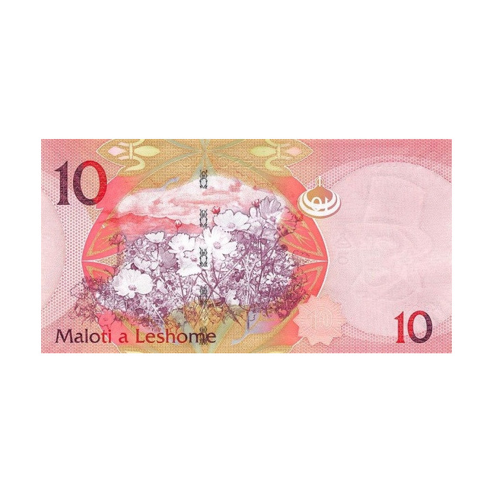 Lesotho 10 Maloti 2013 P-21b