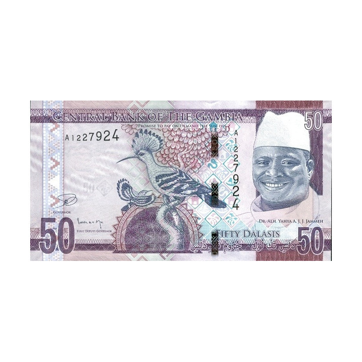 Gambia 50 Dalasis ND 2015 P-34