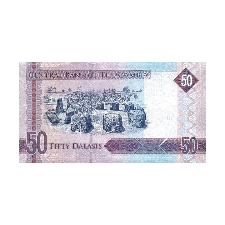 Gambia 50 Dalasis ND 2015 P-34