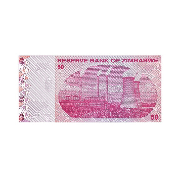 Zimbabwe 50 Dollars 2009 P-96