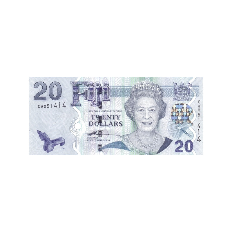 Fiji 20 Dollars ND 2007 P-112