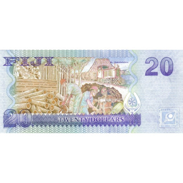 Fiji 20 Dollars ND 2007 P-112